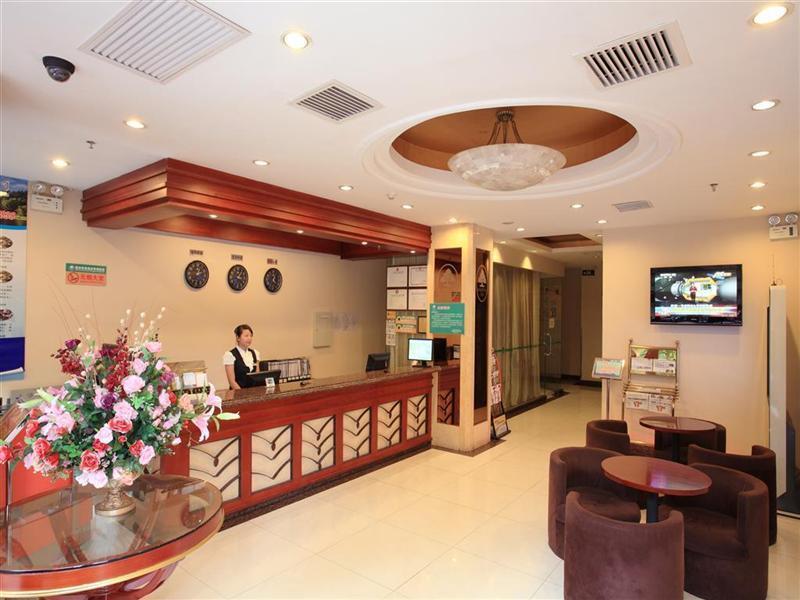 Greentree Inn Shanghai Dongming Road Subway Station Express Hotel Ngoại thất bức ảnh