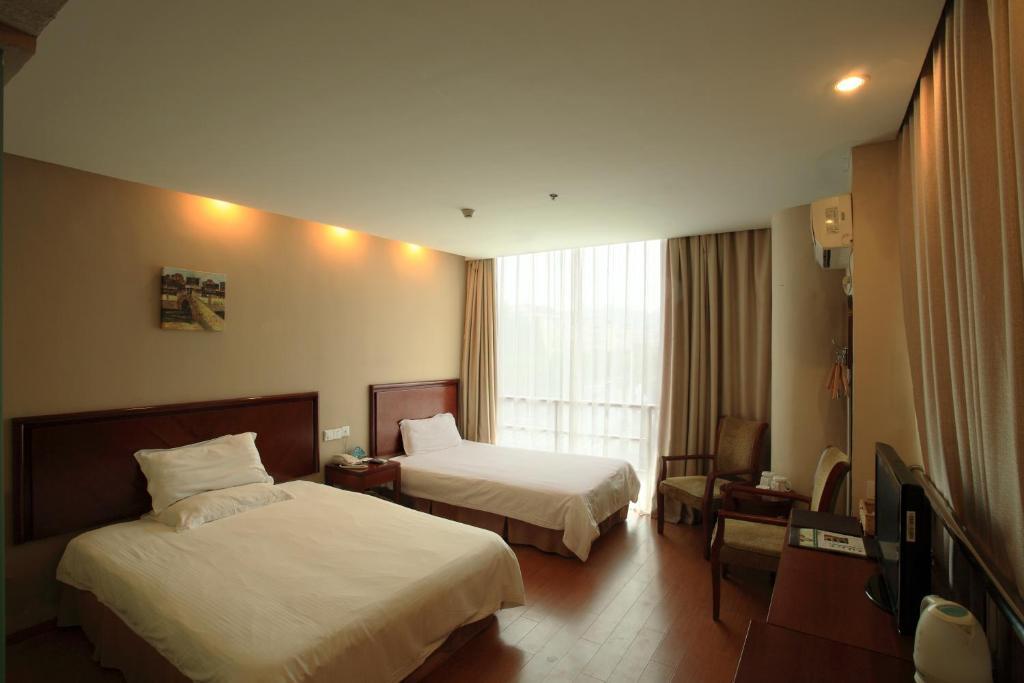 Greentree Inn Shanghai Dongming Road Subway Station Express Hotel Phòng bức ảnh