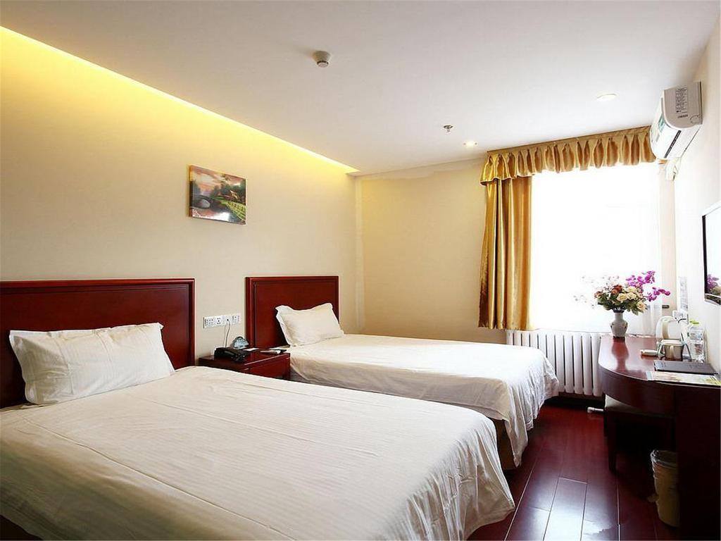Greentree Inn Shanghai Dongming Road Subway Station Express Hotel Ngoại thất bức ảnh