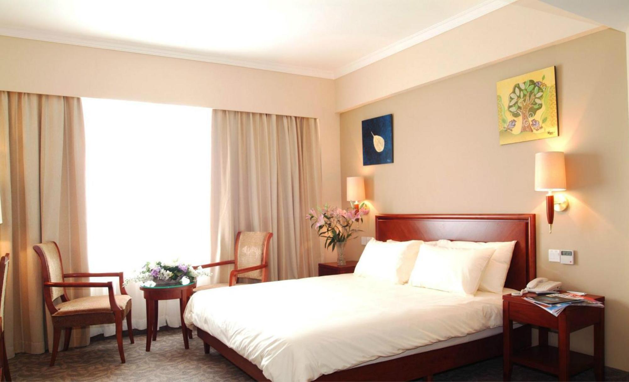 Greentree Inn Shanghai Dongming Road Subway Station Express Hotel Ngoại thất bức ảnh