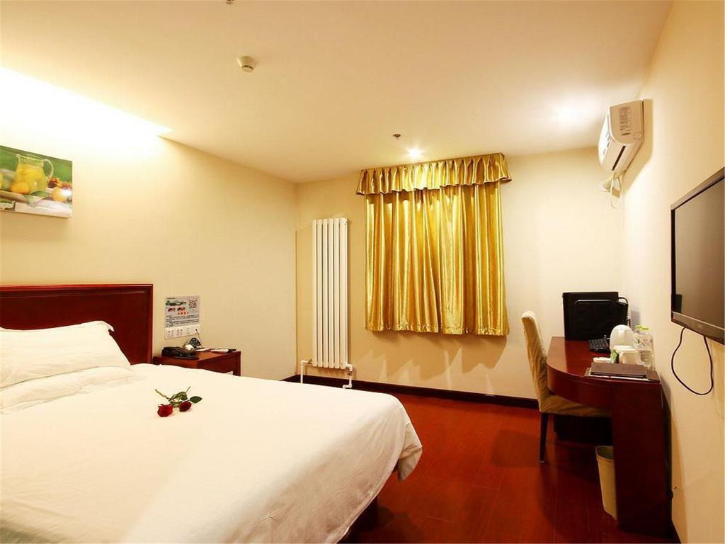Greentree Inn Shanghai Dongming Road Subway Station Express Hotel Ngoại thất bức ảnh
