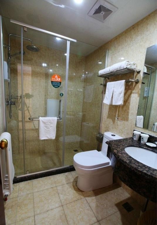 Greentree Inn Shanghai Dongming Road Subway Station Express Hotel Ngoại thất bức ảnh